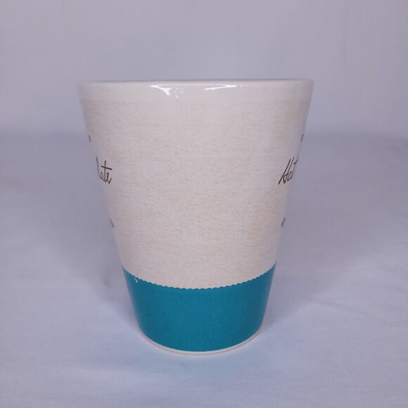 Starbucks Hot Chocolate Mug Mermaid Teal Ceramic 2010 - Picture 2 of 7